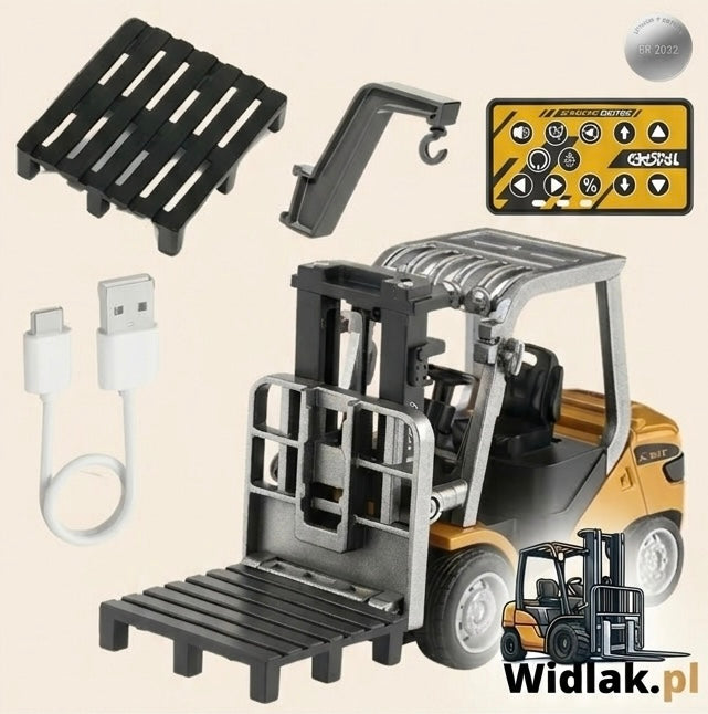 wózek™- widłowy sterowany z pilota